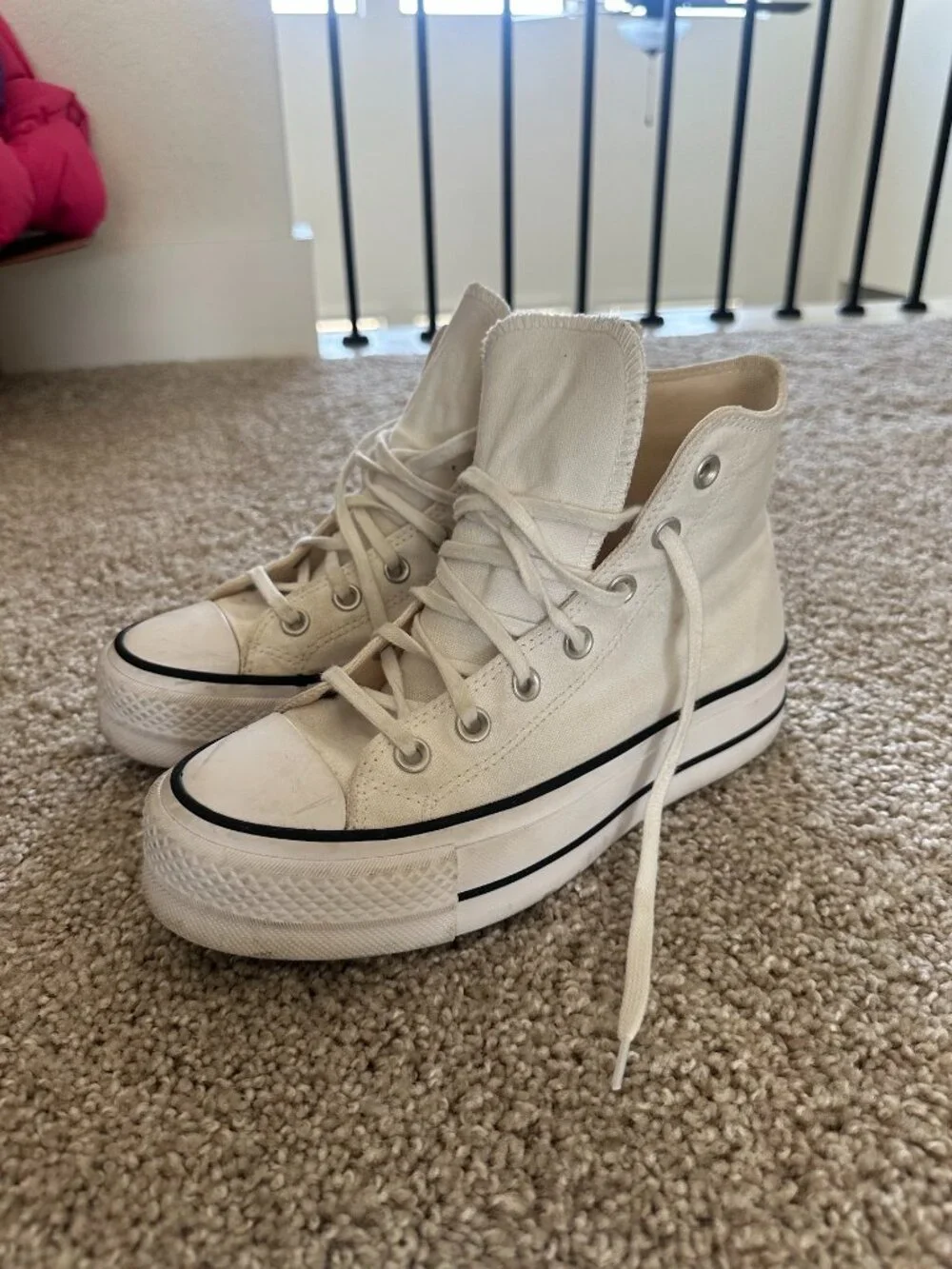 Converse Chuck Taylor All Star Lift Platform High Tops Size 7